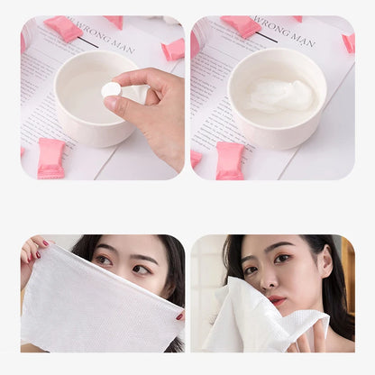 Compressed Towel Disposable Capsules Towel