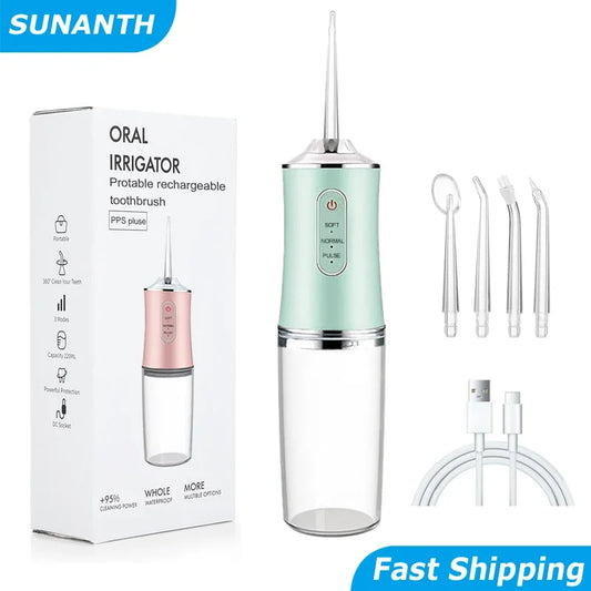 Rechargeable Dental Water Flosser Oral Irrigator