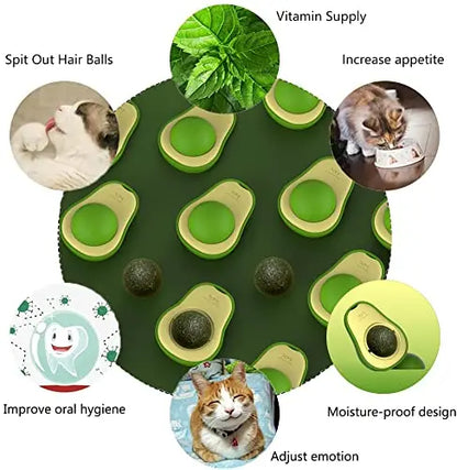 Avocado Catnip Wall Cat Balls