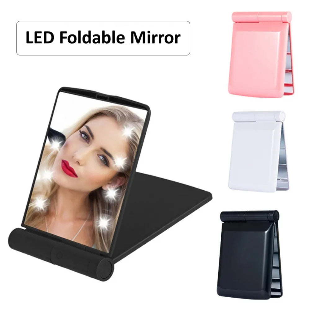 Led Lights Foldable Vanity Mirror