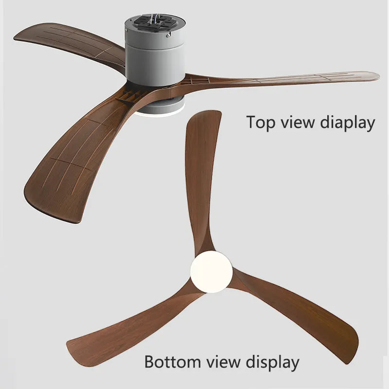 Low Floor Ceiling Light Fan